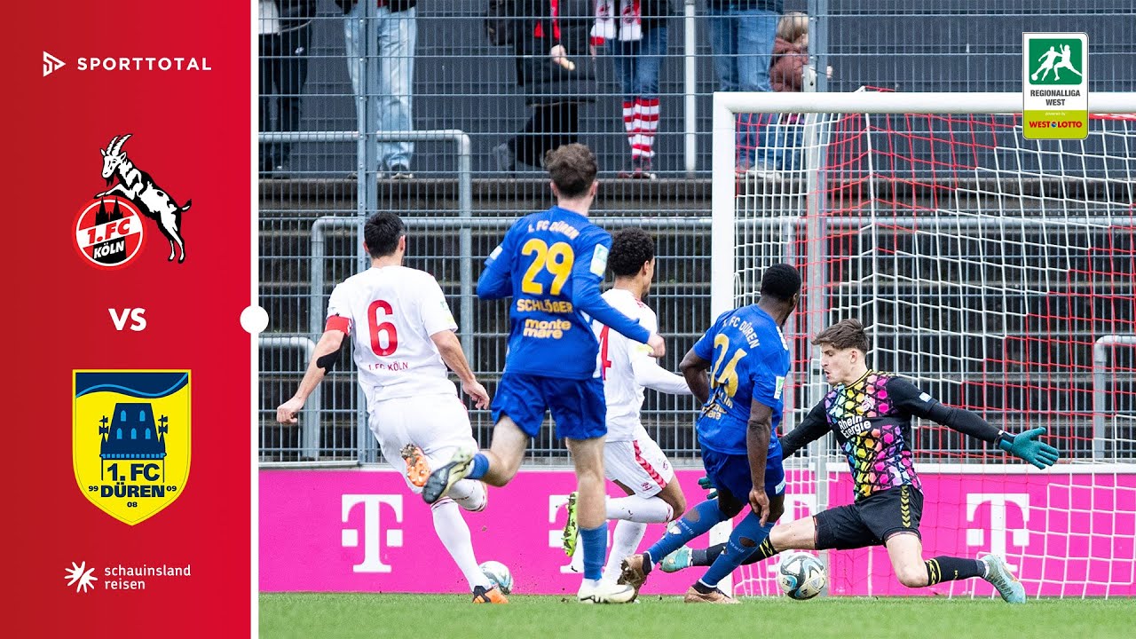 Frühe Entscheidung im Karnevalsduell! | 1. FC Köln U21 - 1. FC Düren | Regionalliga West