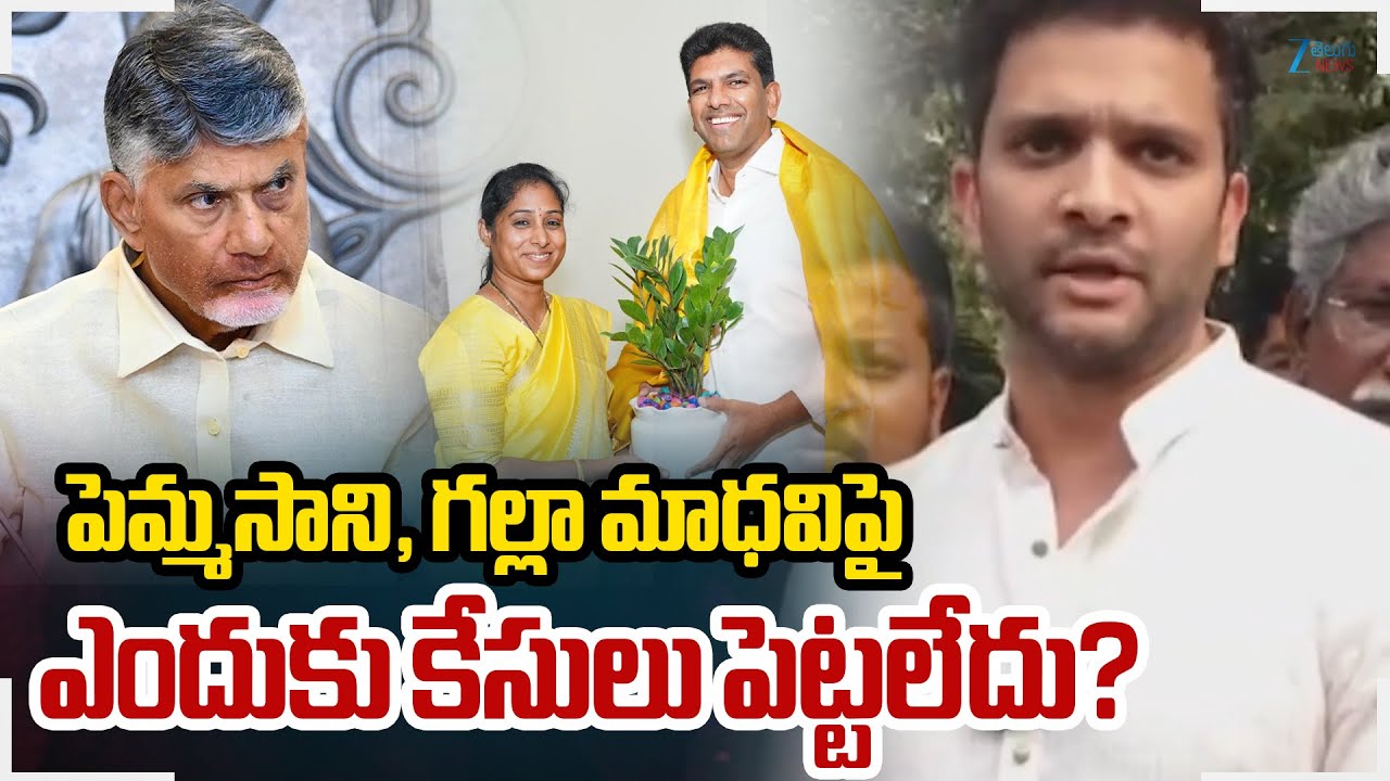 Ambati Son-In-Law Fire On Pemmasani | పెమ్మసాని, గల్లా మాధవిపై ఎందుకు కేసులు పెట్టలేదు?