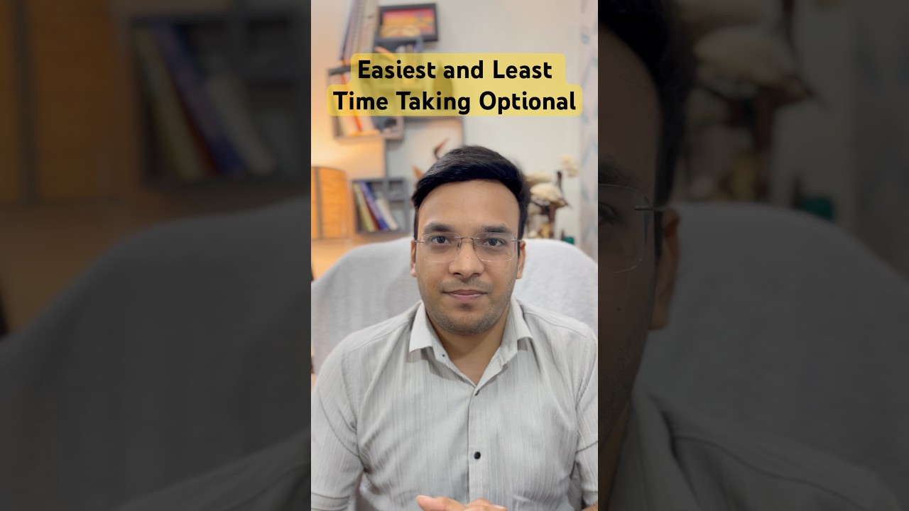 Which UPSC optional is Easiest & Least Time Taking | Vyasa IAS