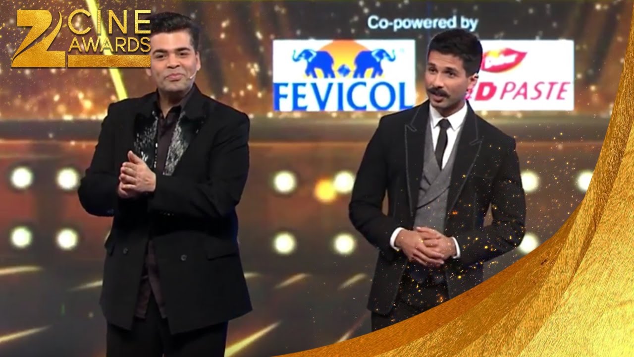 Zee Cine Awards 2016 Karan Johar & Shaid Kapoor's Funny Act