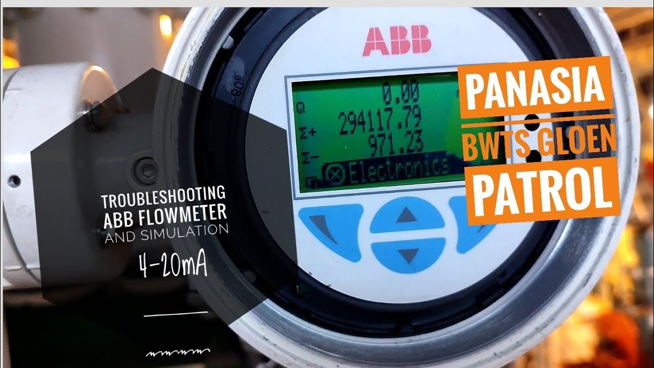 ABB flow meter configuration and simulation. Panasia BWTS glo en patrol ABB Process Master