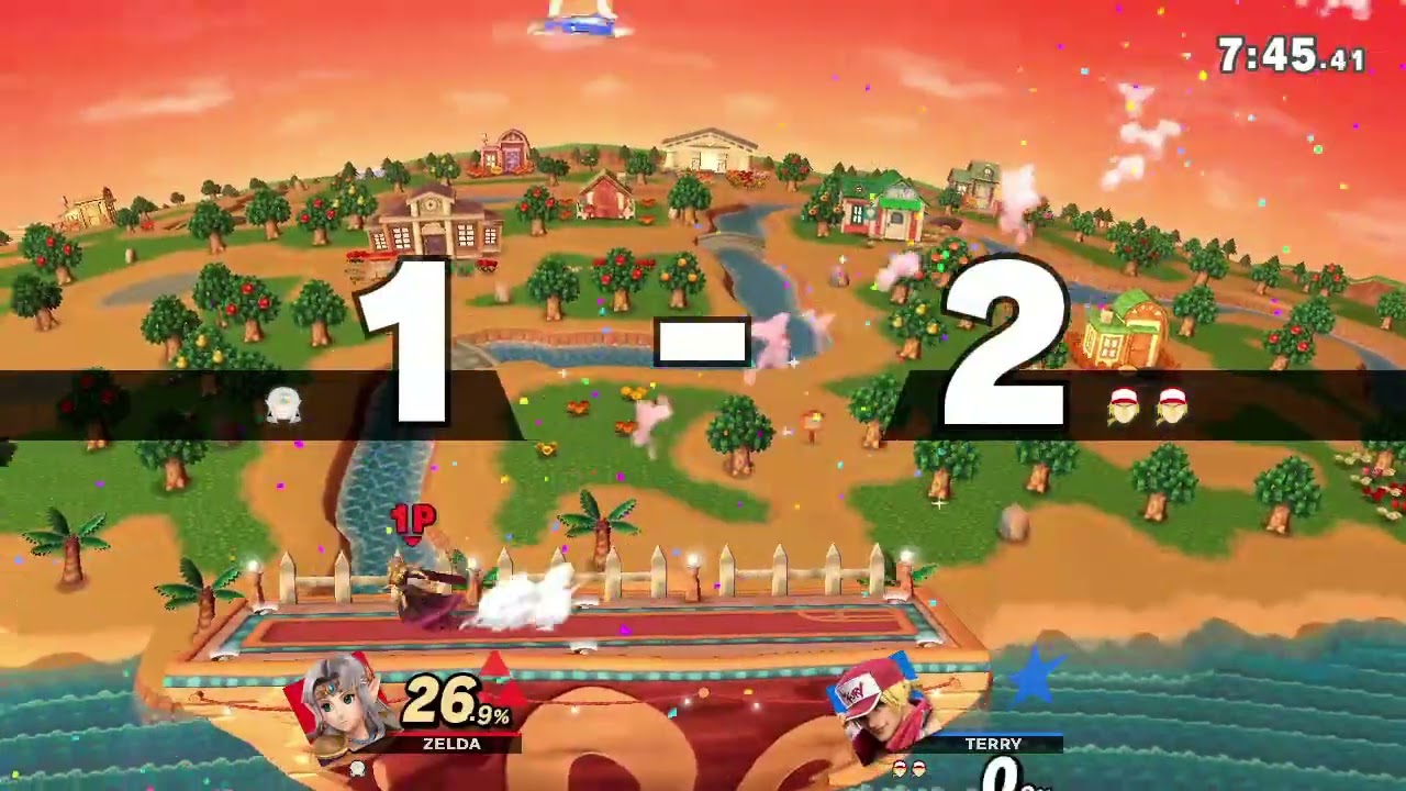 スマブラSP　オンライン対戦　ゼルダvsテリー