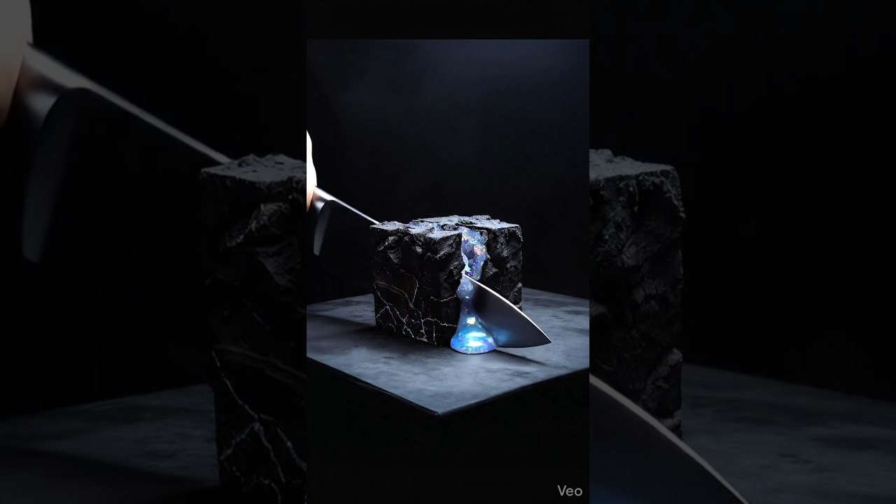Cutting up Rock from the moon | Satisfying, isn't it?
