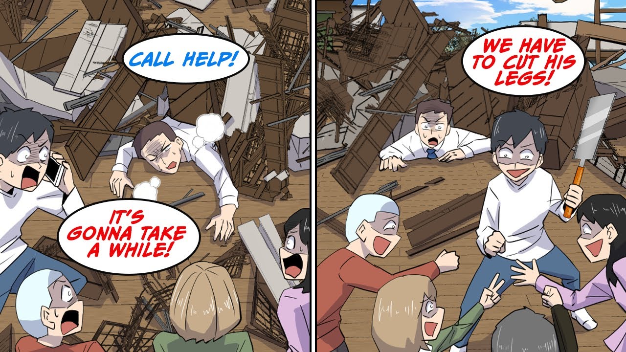 Our school got struck by an earthquake…But then... [Manga Dub]