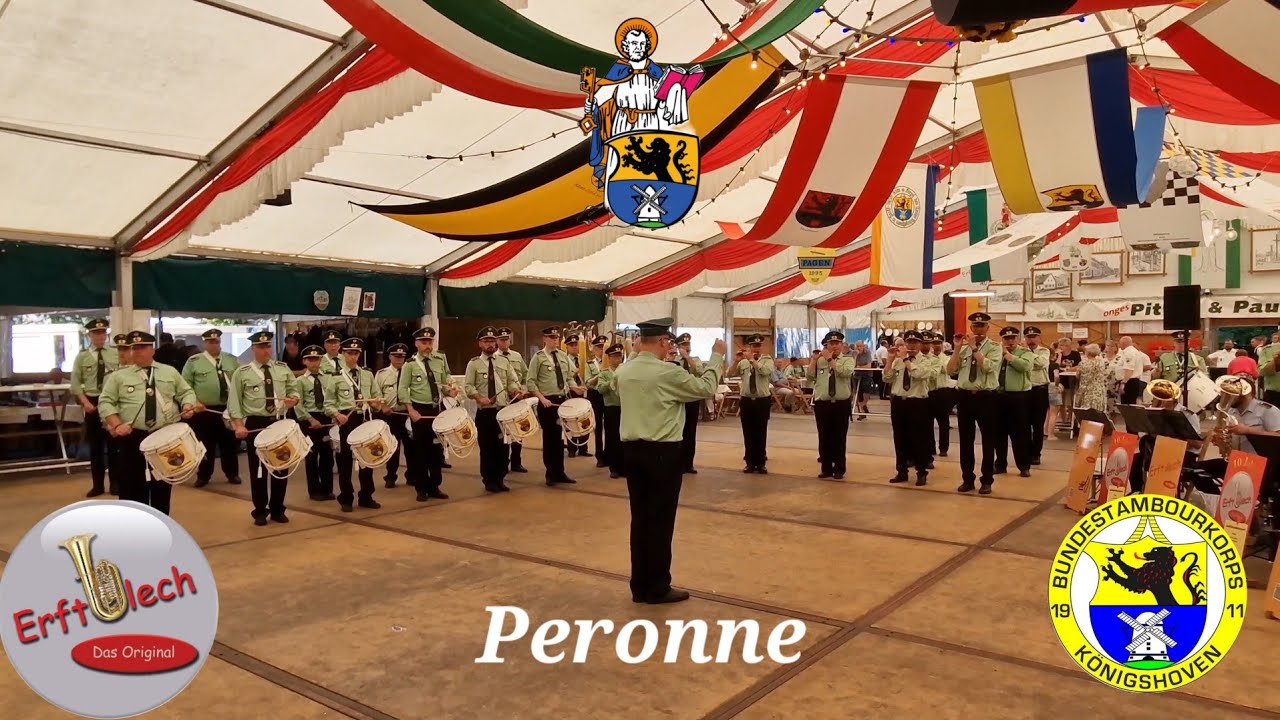 BTK Königshoven Blaskapelle Erftblech Das Original Peronne Schützenfest Königshoven 2023