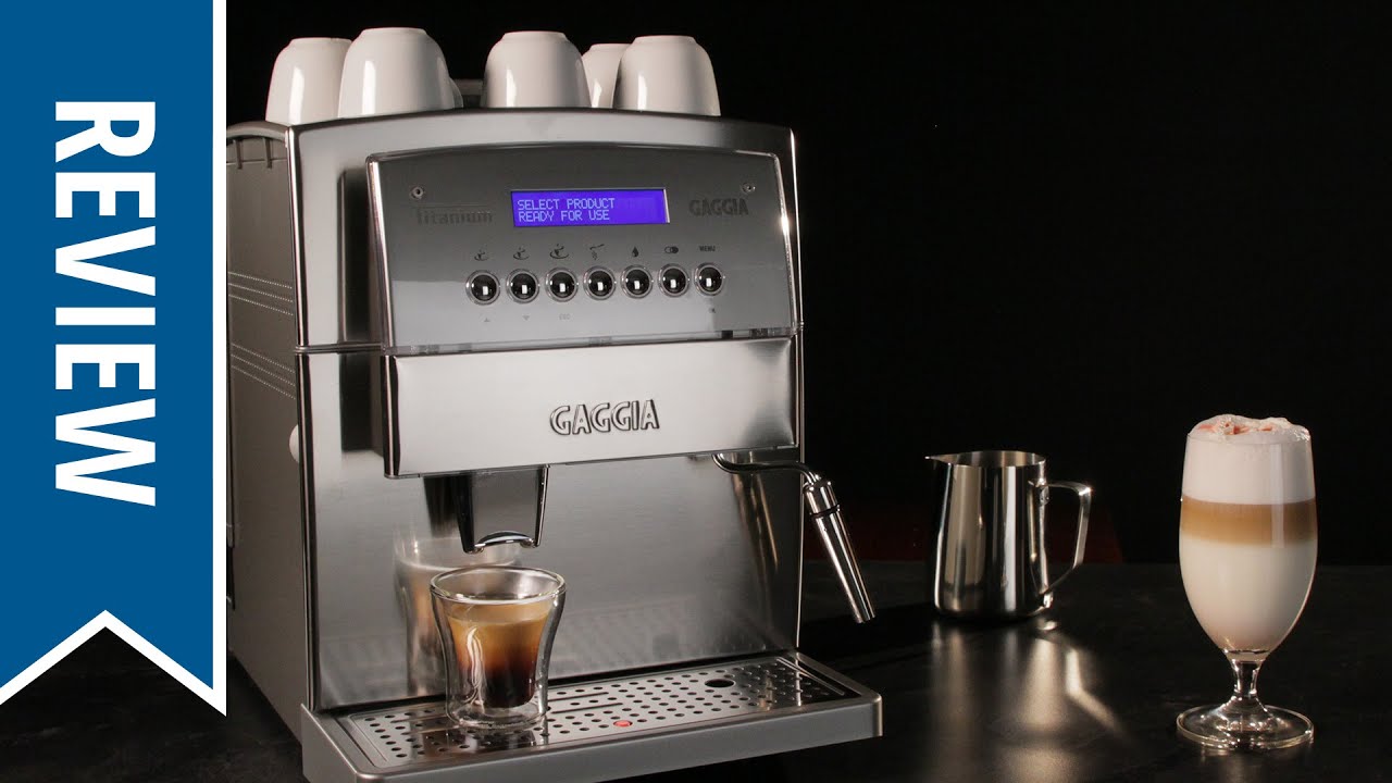 Gaggia Titanium Super-Automatic Espresso Machine