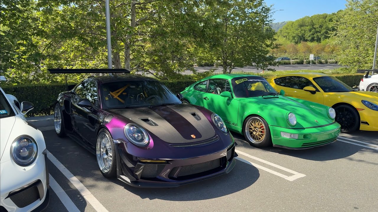 Porsche GT Cars & Coffee in San Ramon!