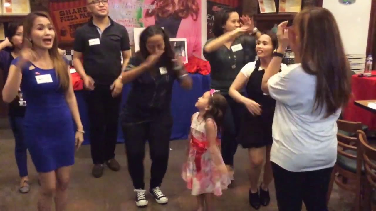 Sheryl Cruz's new year party with her fans @ Shakeys Pizza Delta, QC