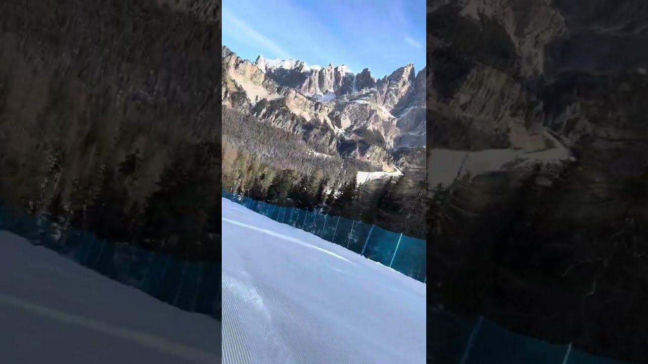 Pista nera ⚫️ n. 62 Vitelli nella ski area del Faloria-Cristallo⛷️🏔️- Sciando a Cortina d&rsquo;Ampezzo