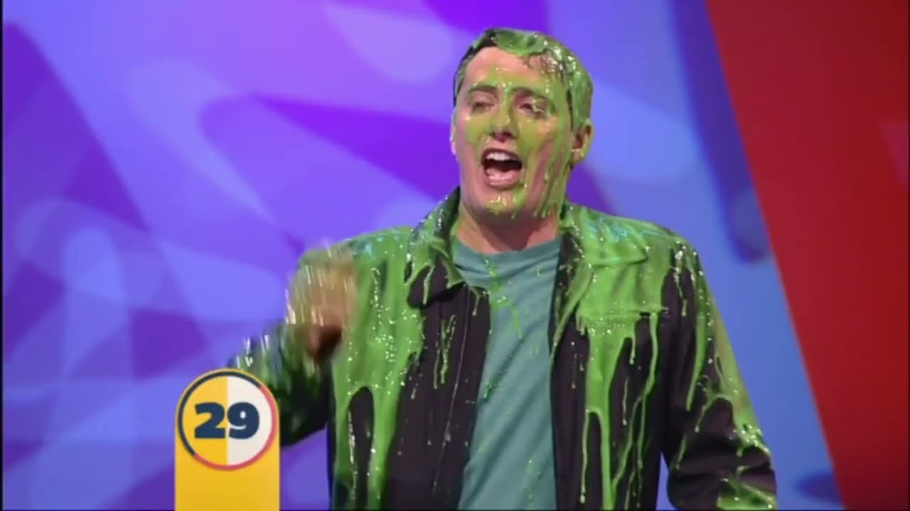 Jeff Sutphen The Host Gets Slimed on Figure It Out ( Nickelodeon )