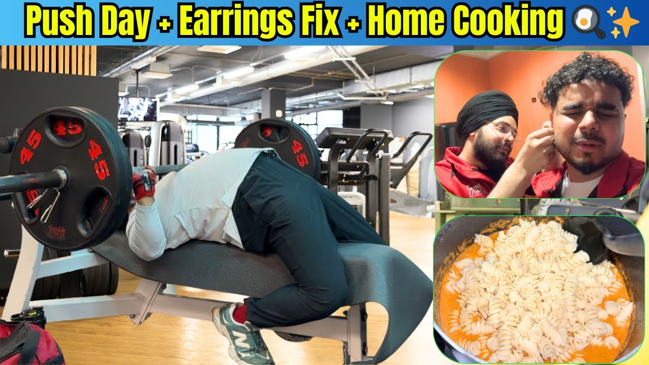 Bench Press Comeback After Injury 💪 | Fitness Life in Canada 🇨🇦