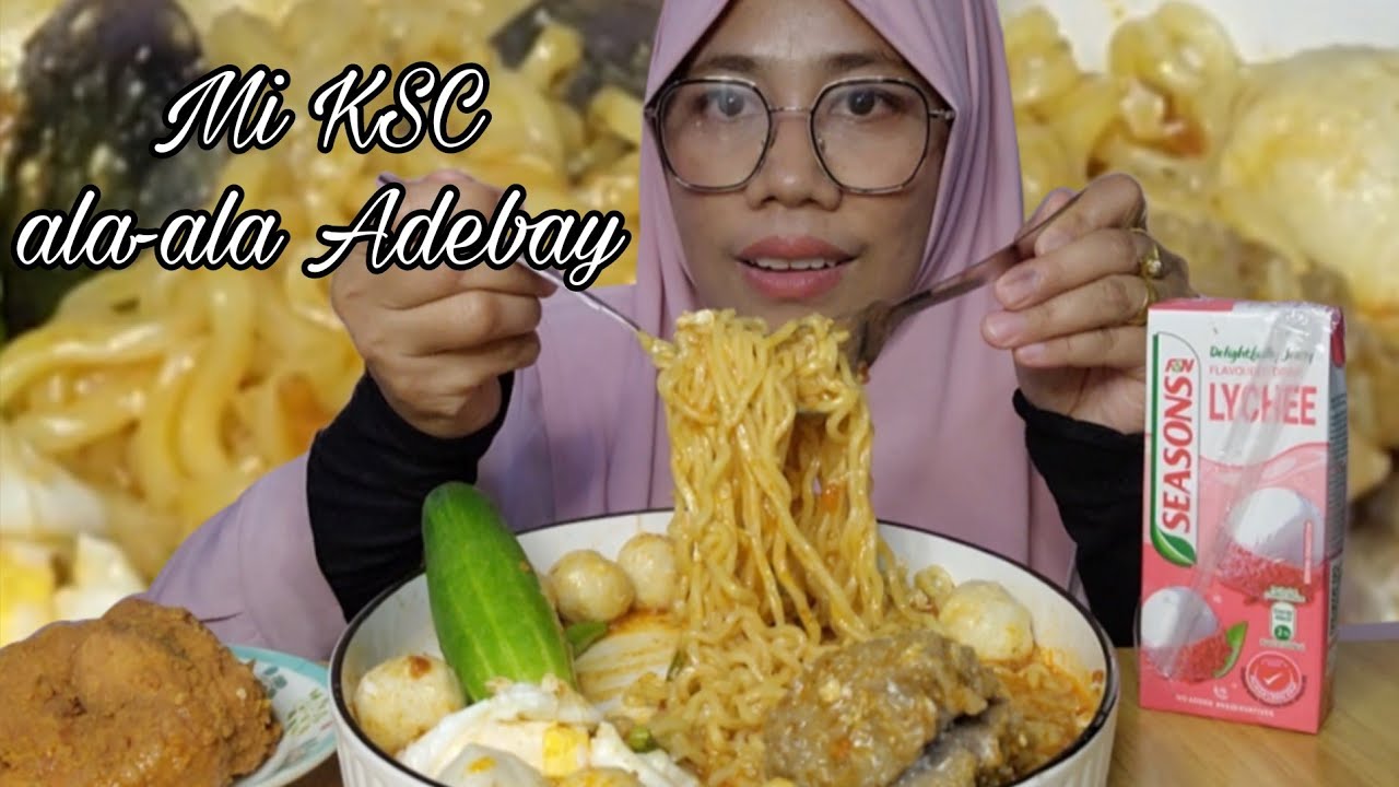 MI KSC SERUPUT TERUS TAMPA PUTUS ‼️CAMPUR BAKSO URAT BAKSO AYAM DAN AYAM GORENG 