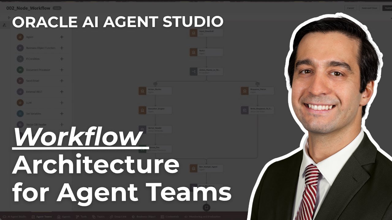 Подробное описание Oracle AI Agent Studio: архитектура рабочего процесса для команд агентов