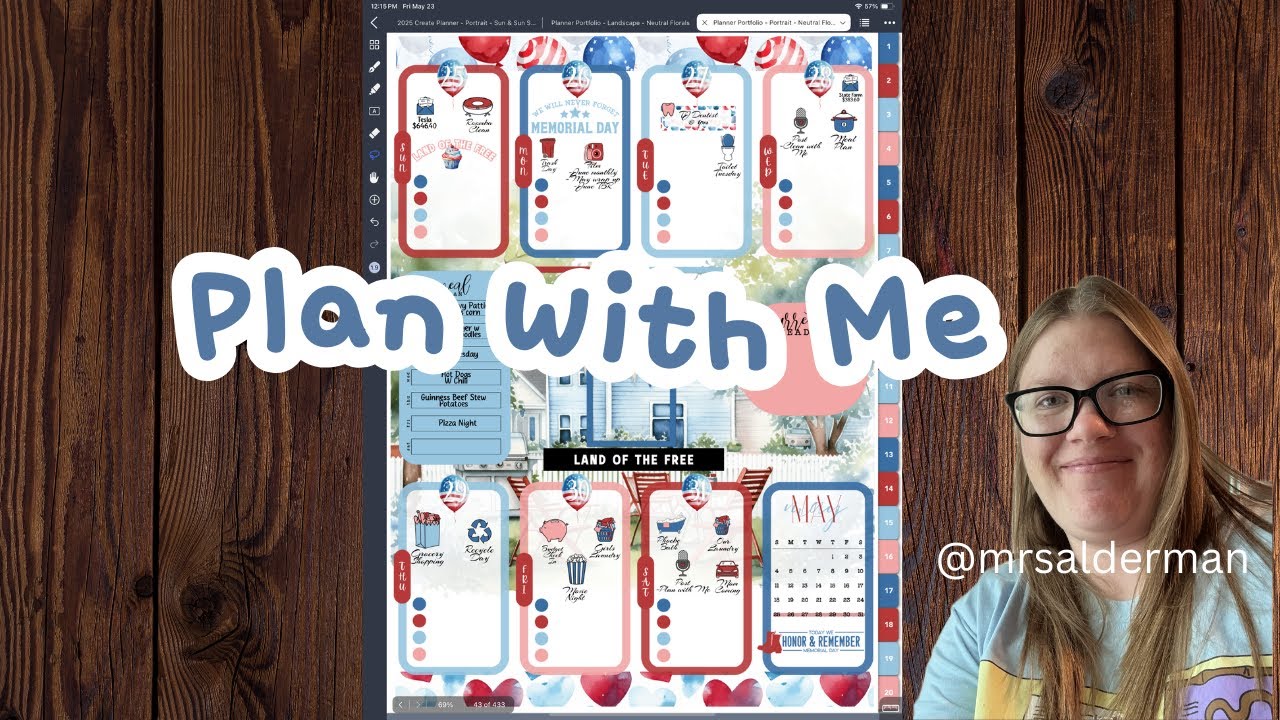 Plan with me May 25 May 31 2025 
