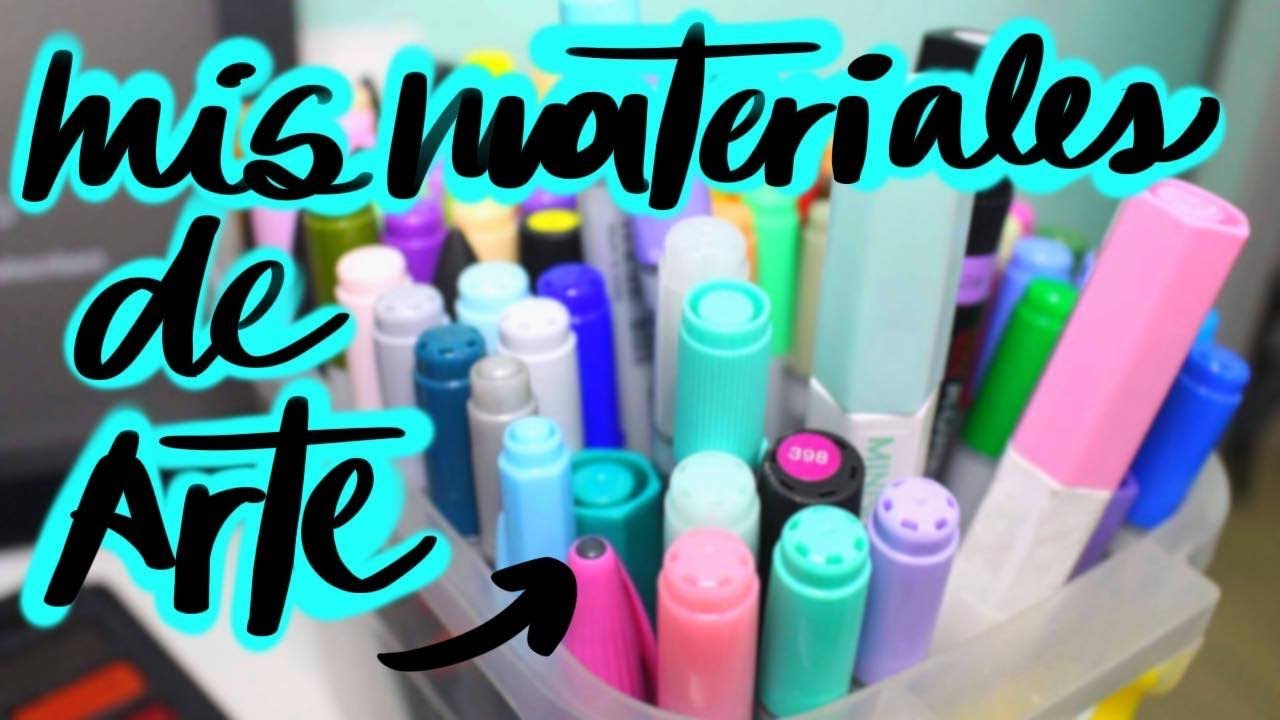 ►MIS MATERIALES DE ARTE ◄ MY MATERIALS // VICKY GARCIA ALONSO