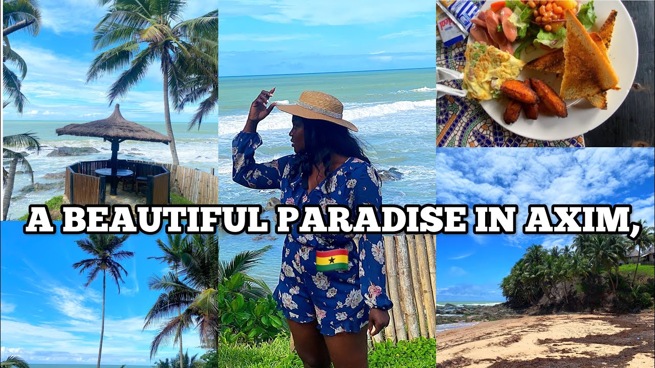 Ghana’s most beautiful and serene resort,Axim Beach Resort next to Lou Moon|| Ghana Vlog 2023