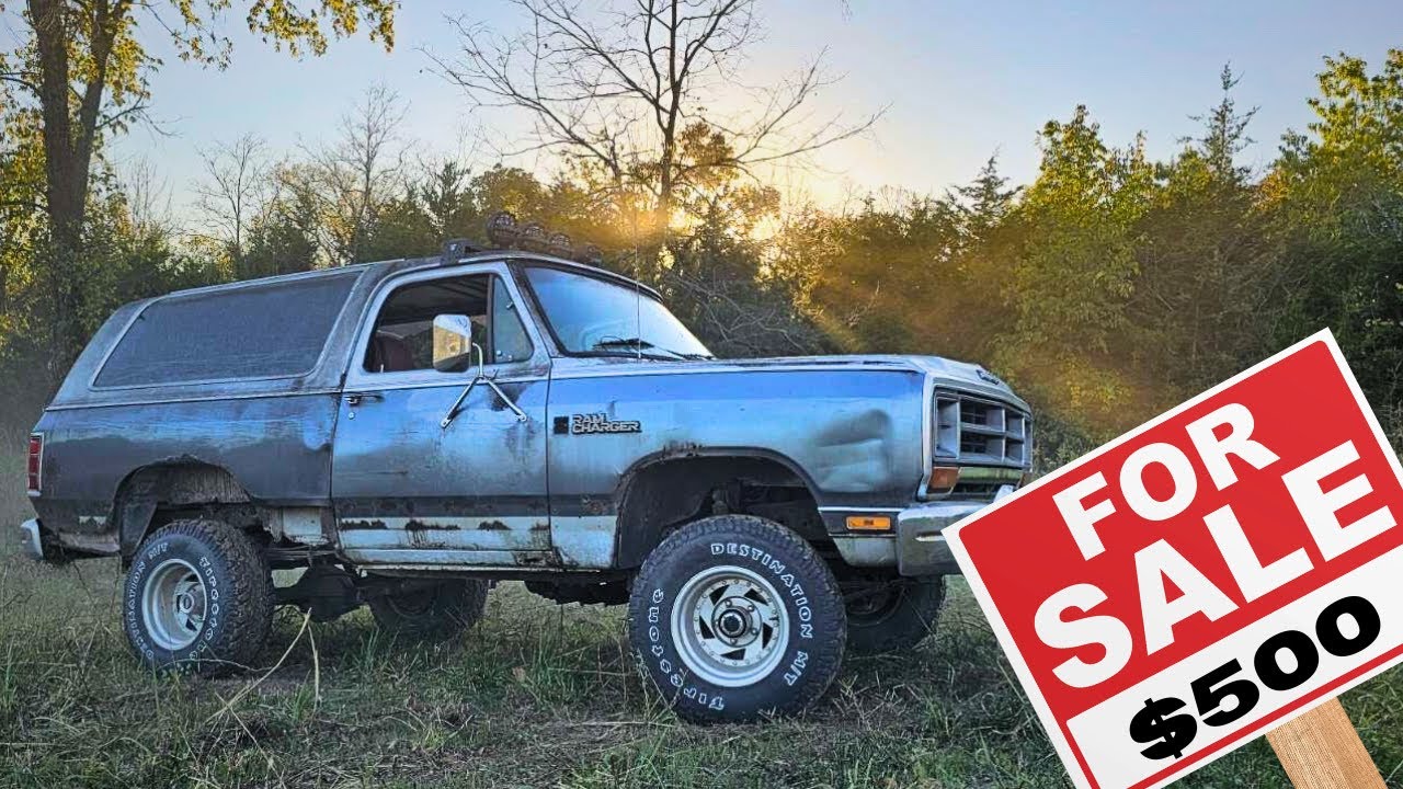 $500 4x4 Dodge RamCharger - Will it run?