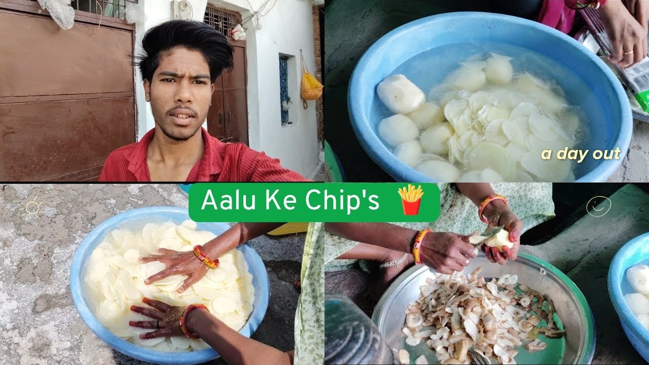My mother made potato chips at my home. #aaluchips ❤ home 🏠 #mammy😊🫶 #viral #tranding vlogs ❤❤‍🩹