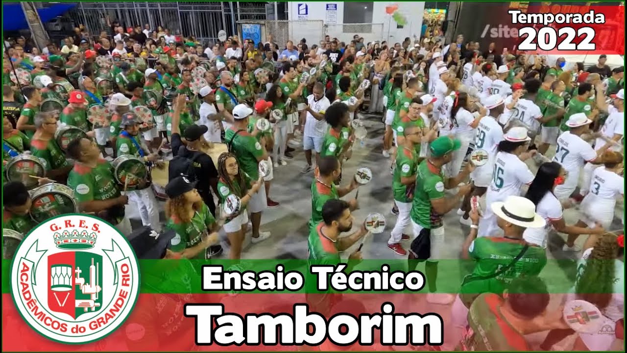 Grande Rio 2022 | Tamborim e Chocalho - Ensaio Técnico | Samba ao vivo - #ET22