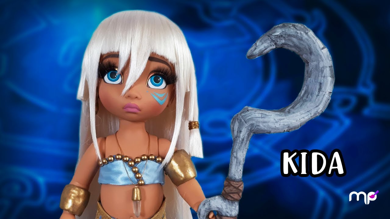 Custom KIDA doll (Atlantis) #kida #disneydolls #dollrepaint