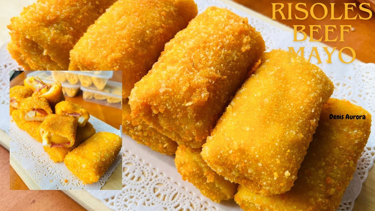 RISOLES BEEF MAYO dengan KULIT RISOLES LENTUR ANTI SOBEK dan MAYO RACIKAN SUPER ENAK