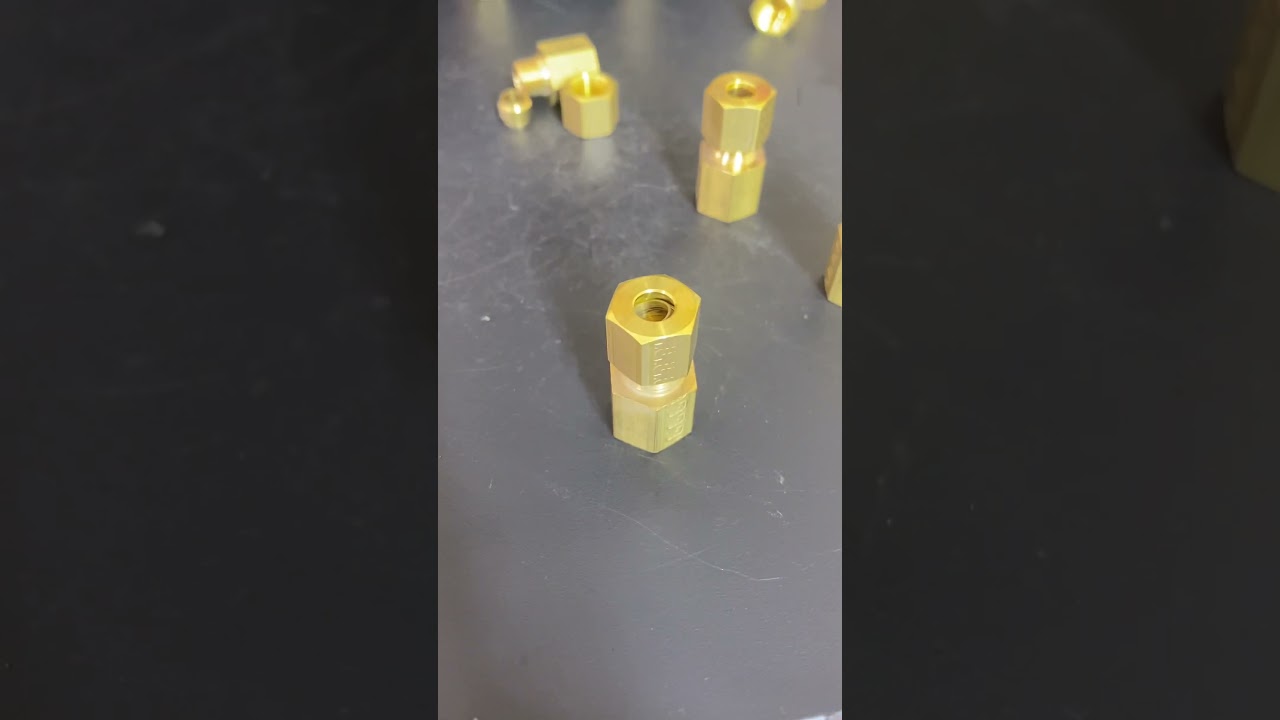 Parker Brass Compression Fittings 01140610 #fitting #series #machine #engineering #engineers #viral