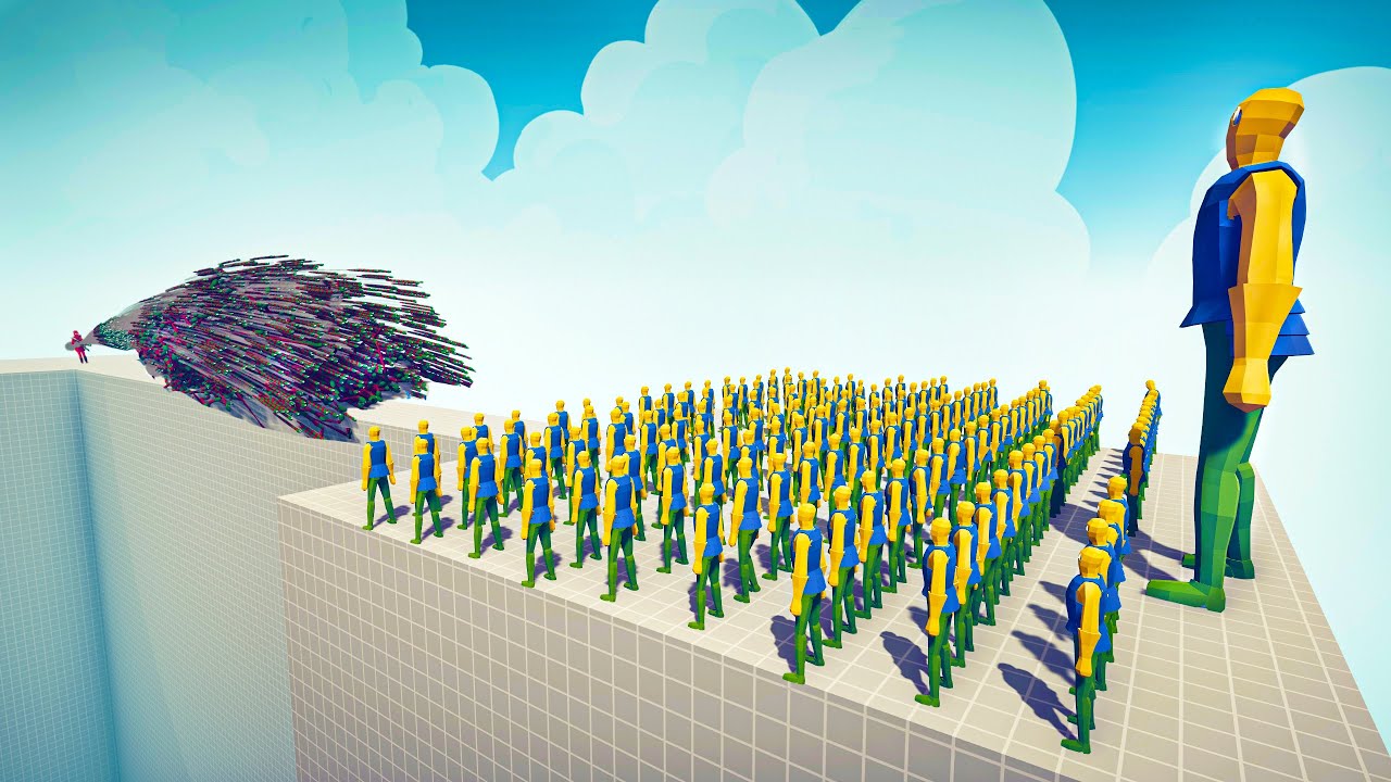100x ROBLOX NOOB + GIANT vs EVERY GOD - Totally Accurate Battle Simulator TABS