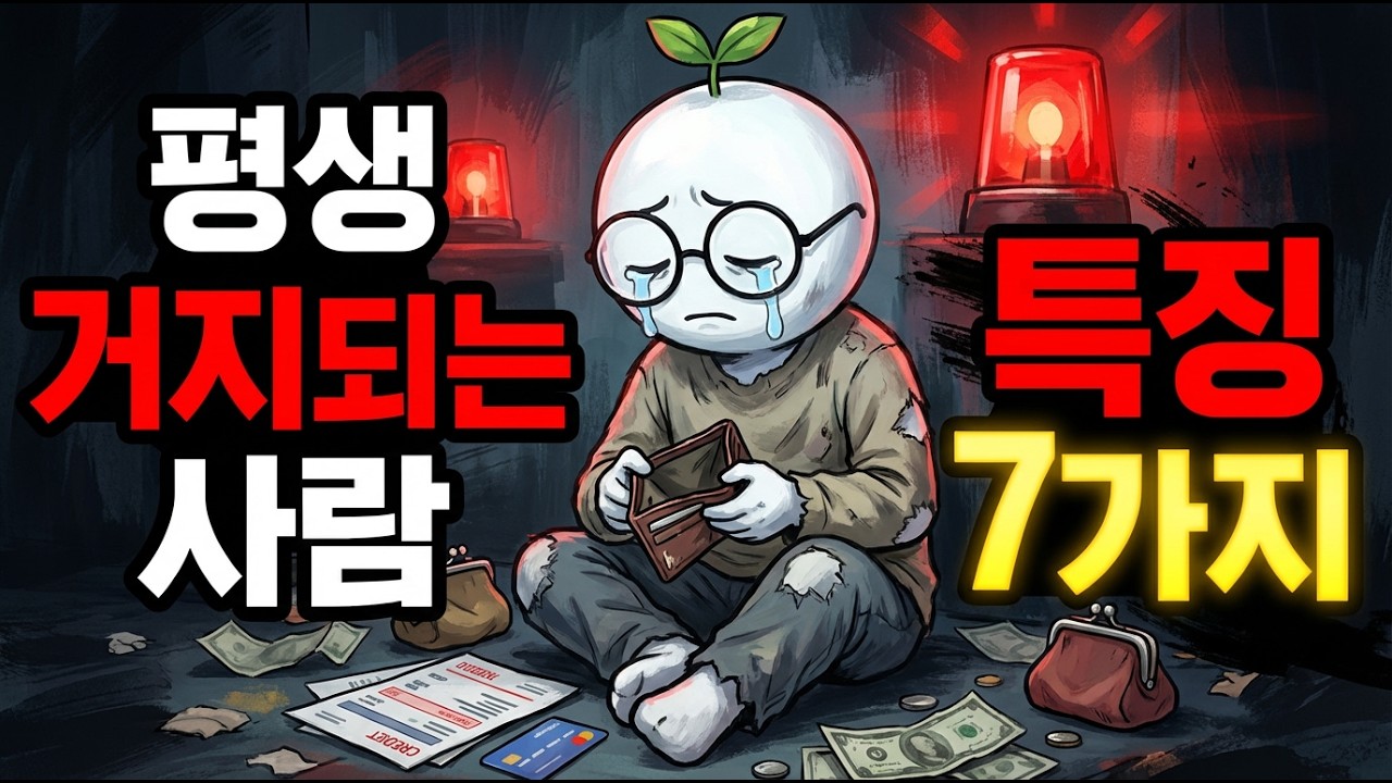 평생 거지로 사는 사람들의 7가지 소름 돋는 공통점 당신도 해당됩니까