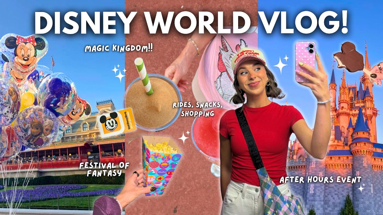 Видеоблог о Диснейленде! ✨ Волшебное Королевство, мероприятие &laquo;После закрытия&raquo;, фейерверк &laquo;Зачаро...