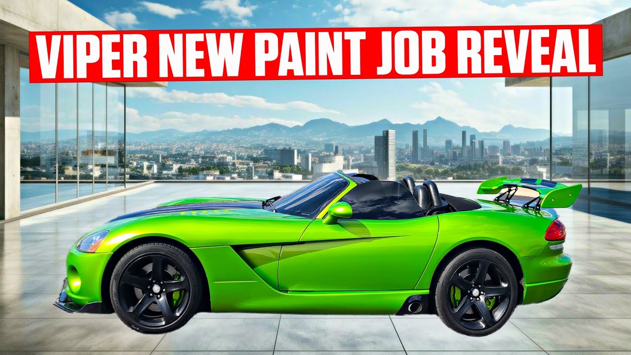 REVEALING OFFROAD AL DODGE VIPER NEW CUSTOM OUTRAGEOUS PAINT JOB