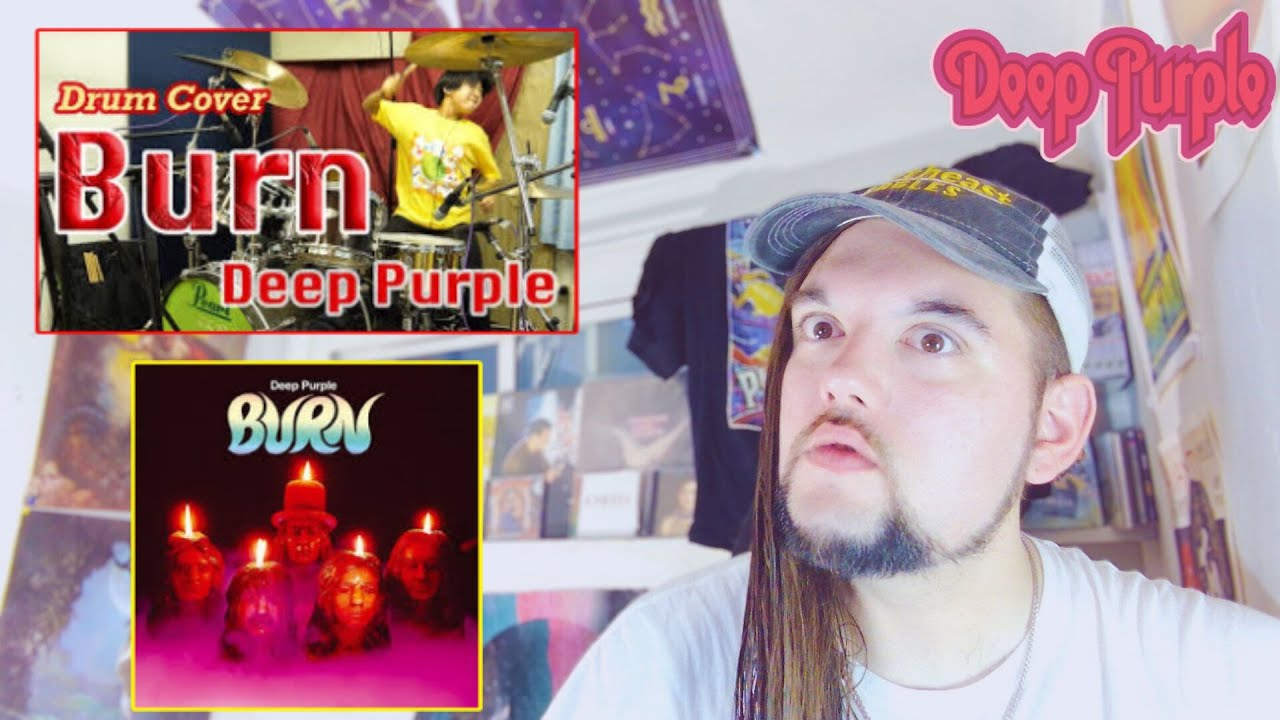 Реакция барабанщика на песню «Burn» группы Deep Purple (кавер на YOYOKA Drum)