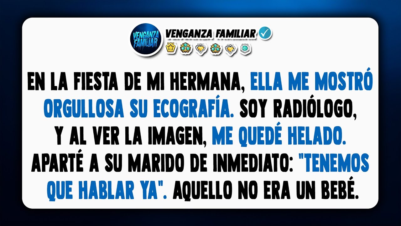 Fui a la fiesta de revelación de mi hermana. Me mostró orgullosa la ecografía: 