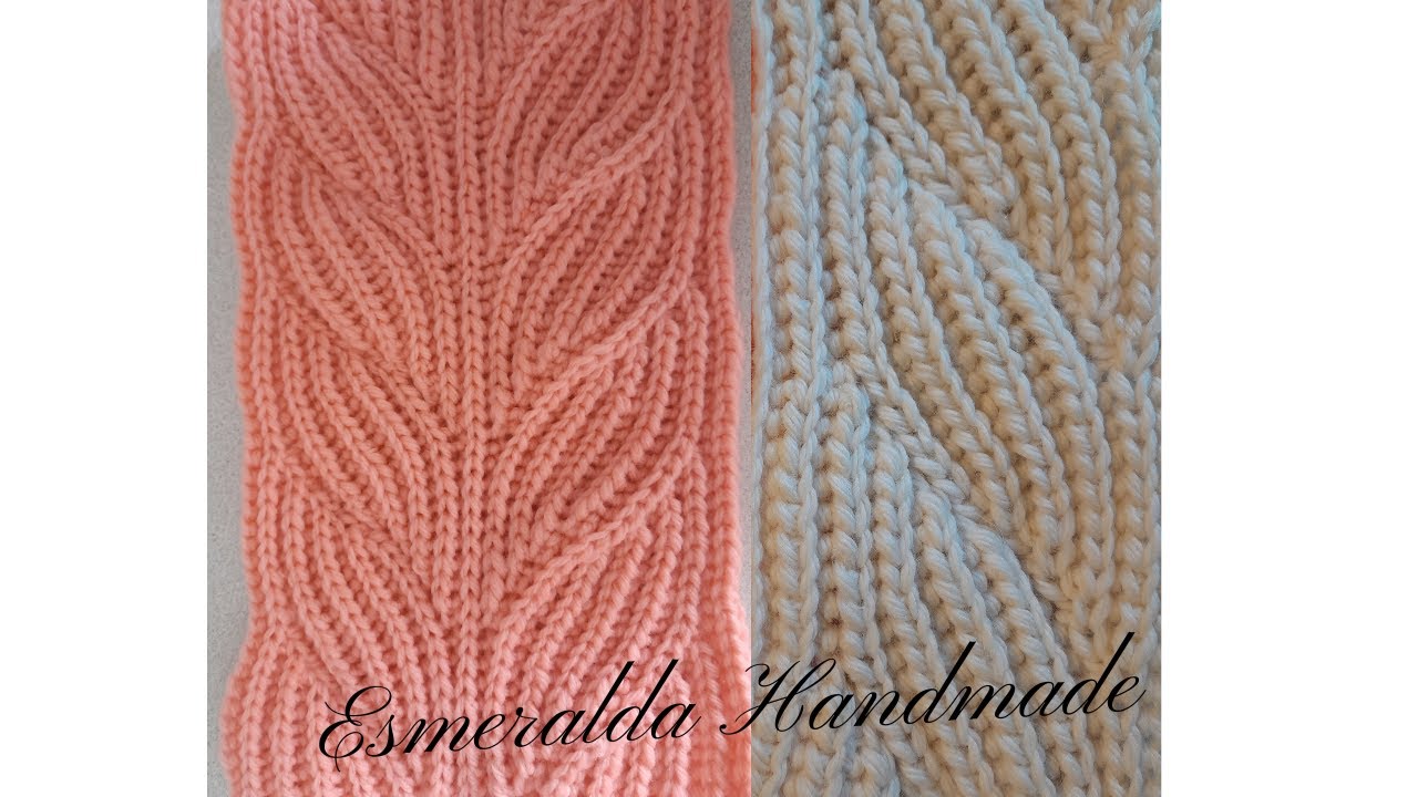 Treccia a PUNTO BRIOCHE all'uncinetto- Braid worked in brioche stitch, crochet