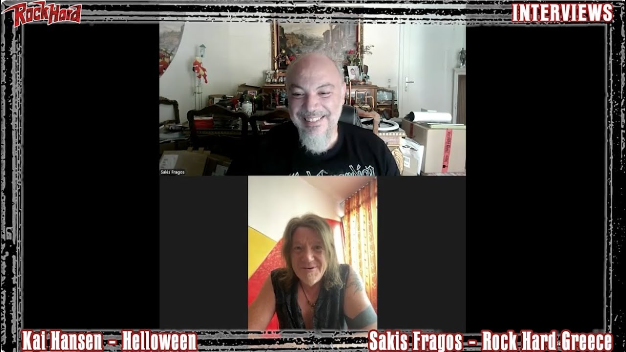 Rock Hard Greece interview with Helloween (Kai Hansen)