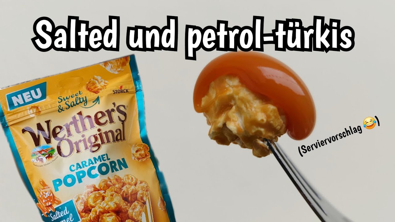 Ich probiere das neue (salted caramelige) Salted Caramel Werthers's Original Popcorn