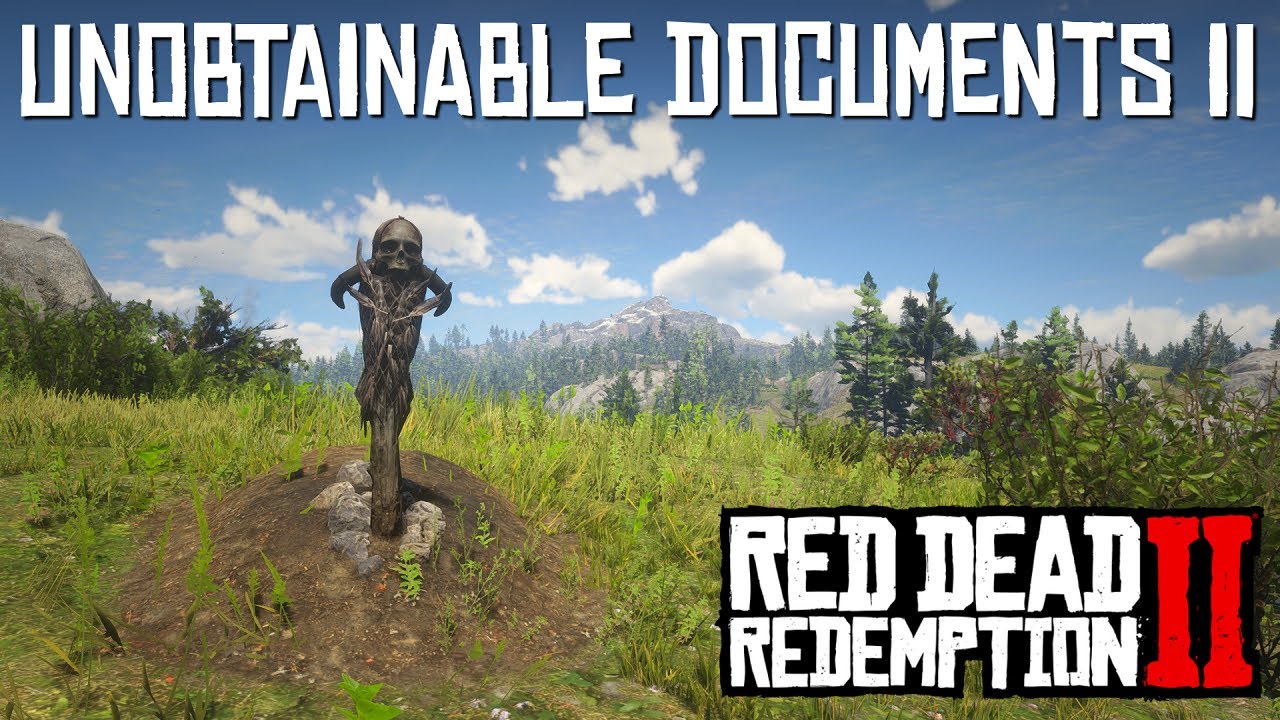 Red Dead Redemption 2 - Unobtainable Documents Part 2