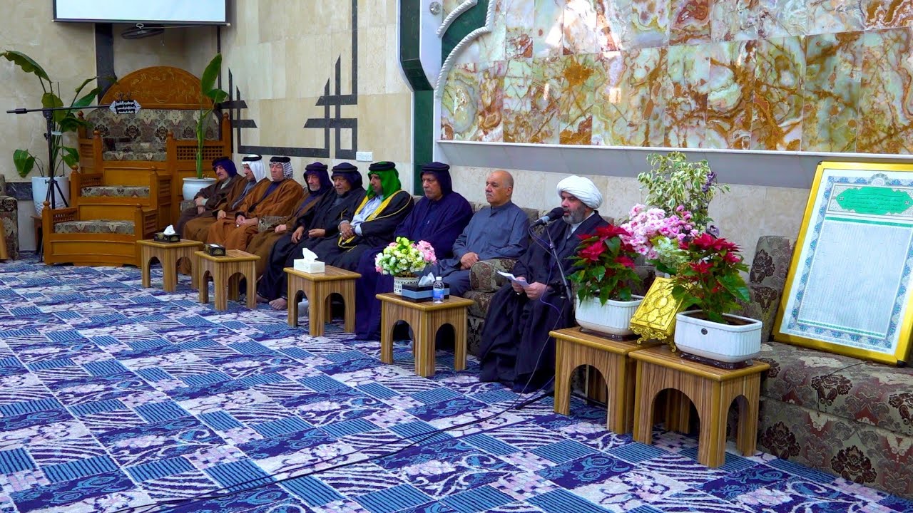 مديح و مولود صباح ١٤ شعبان ١٤٤٧ هج في حسينية الشيخ بكربلاء /المخيم