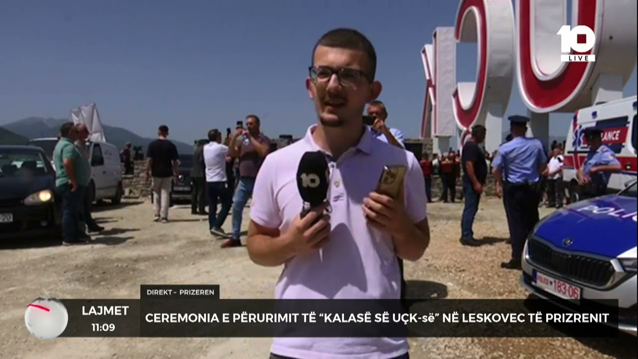Ceremonia e përurimit të 'Kalasë së UÇK së' në Leskovec të Prizrenit