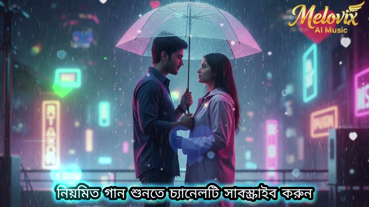 নিয়ন আলোয় বৃষ্টির প্রেম | আধুনিক রোমান্টিক গান ২০২৬