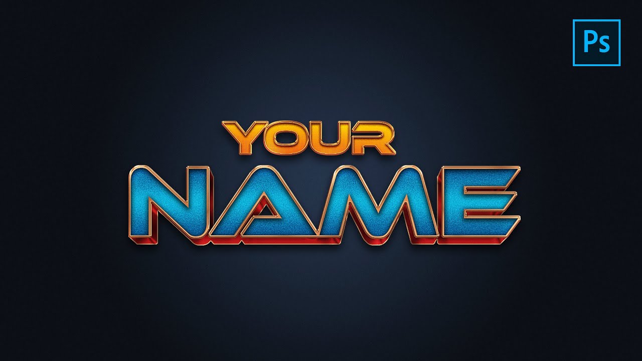 Photoshop Layerstyle Text Tutorial (+FREE TEMPLATE) - Tutorial by EdwardDZN