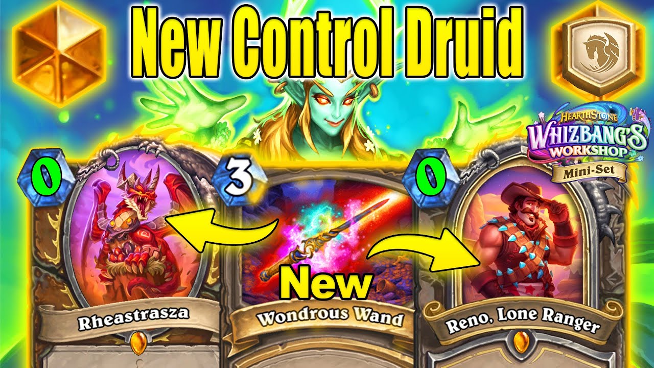 I Created The Strongest Control Druid Deck in Standard At Whizbang's Workshop Mini-Set | Hearthstone