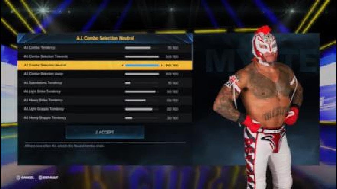 WWE 2K23 | Rey Mysterio Updated Moveset + Base Superstar Settings