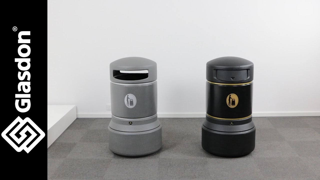 Glasdon UK | Demonstration | Plaza&reg; Litter Bin