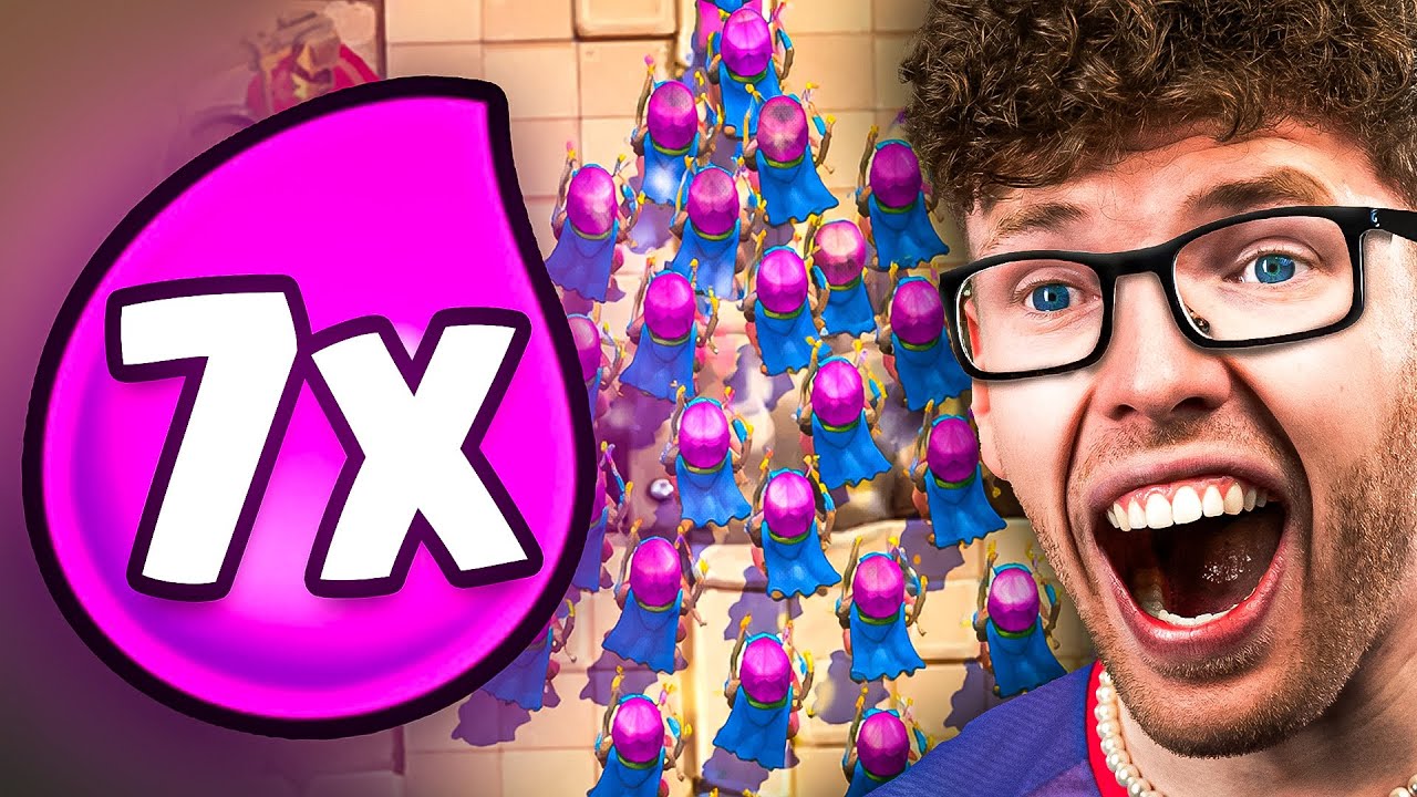 😱🤯ICH SPIELE 7x ELXIER CHAOS... (und bin fassunglos) | Clash Royale Deutsch