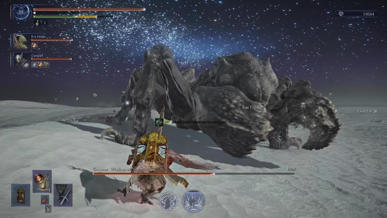 ELDEN RING NIGHTREIGN Gnoster, Wisdom of Night Boss Fight