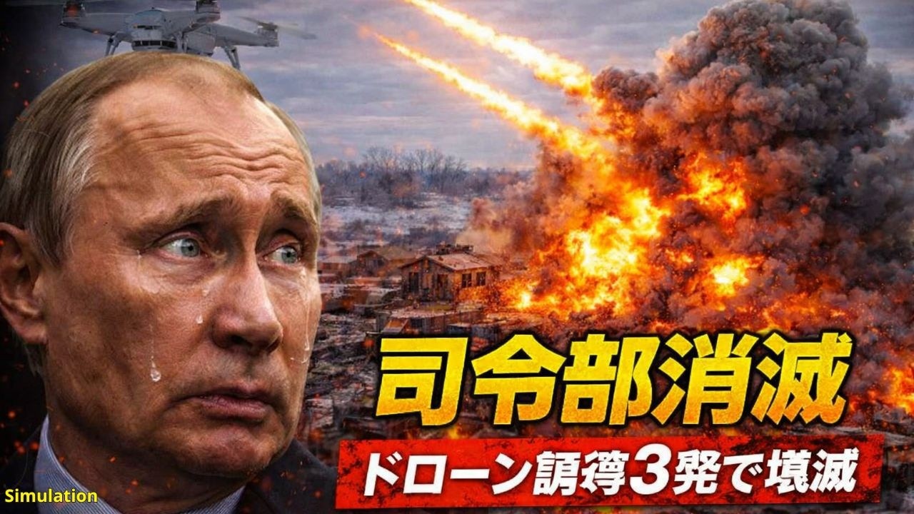 発見から98分後に全滅…ドローンが導いたHIMARSの一撃 | AI再現