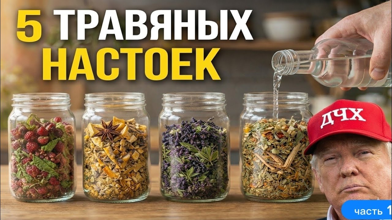 Пять пряных травяных настоек часть 1