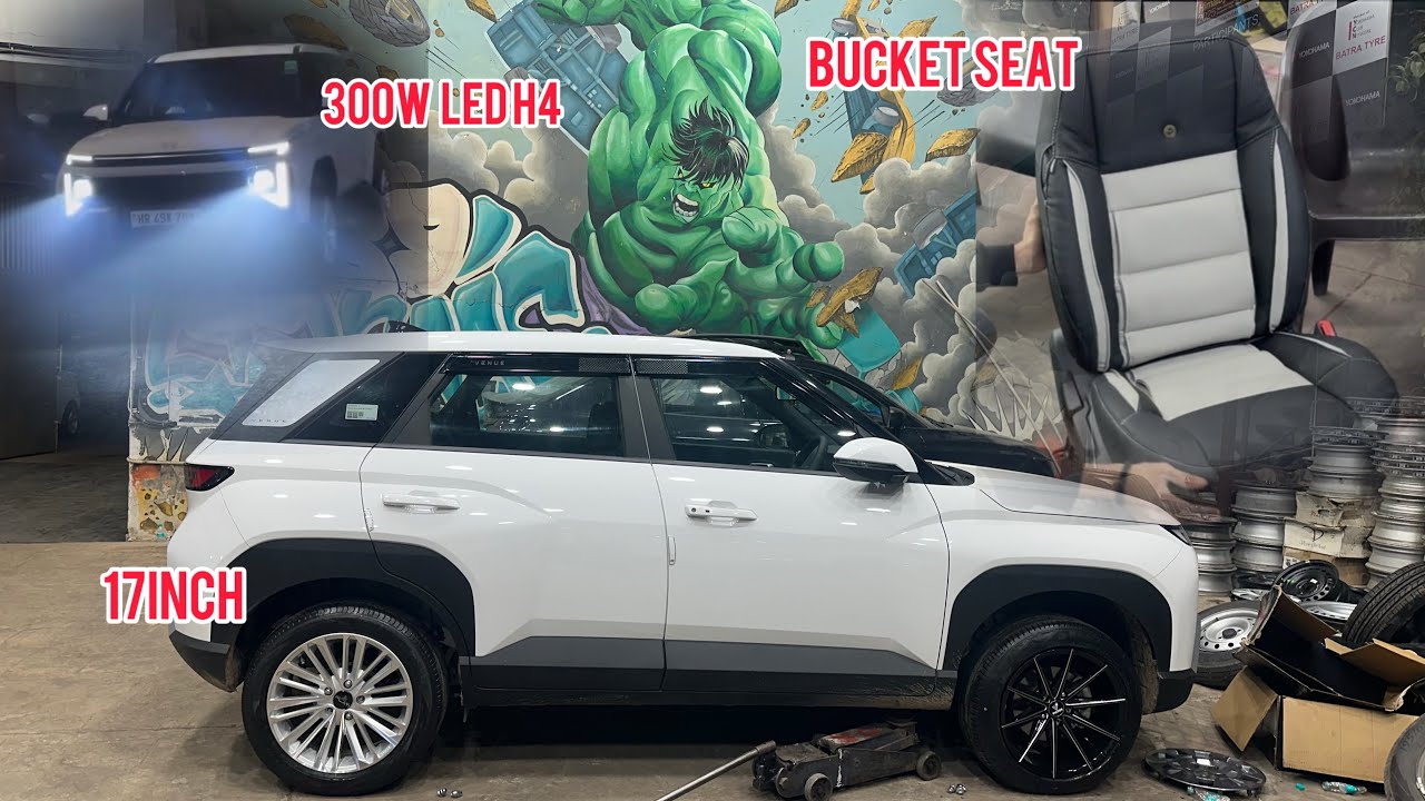 Venue modification HX5 petrol 2025 // ￼ Hyundai venue, alloy modification, first in India 17inch