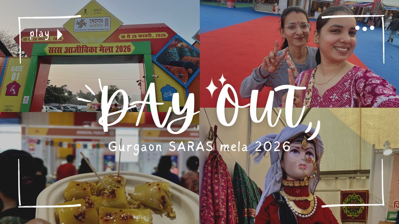 Day out | Enjoyed at Saras mela Gurgaon sector 29 lesiurevally park 