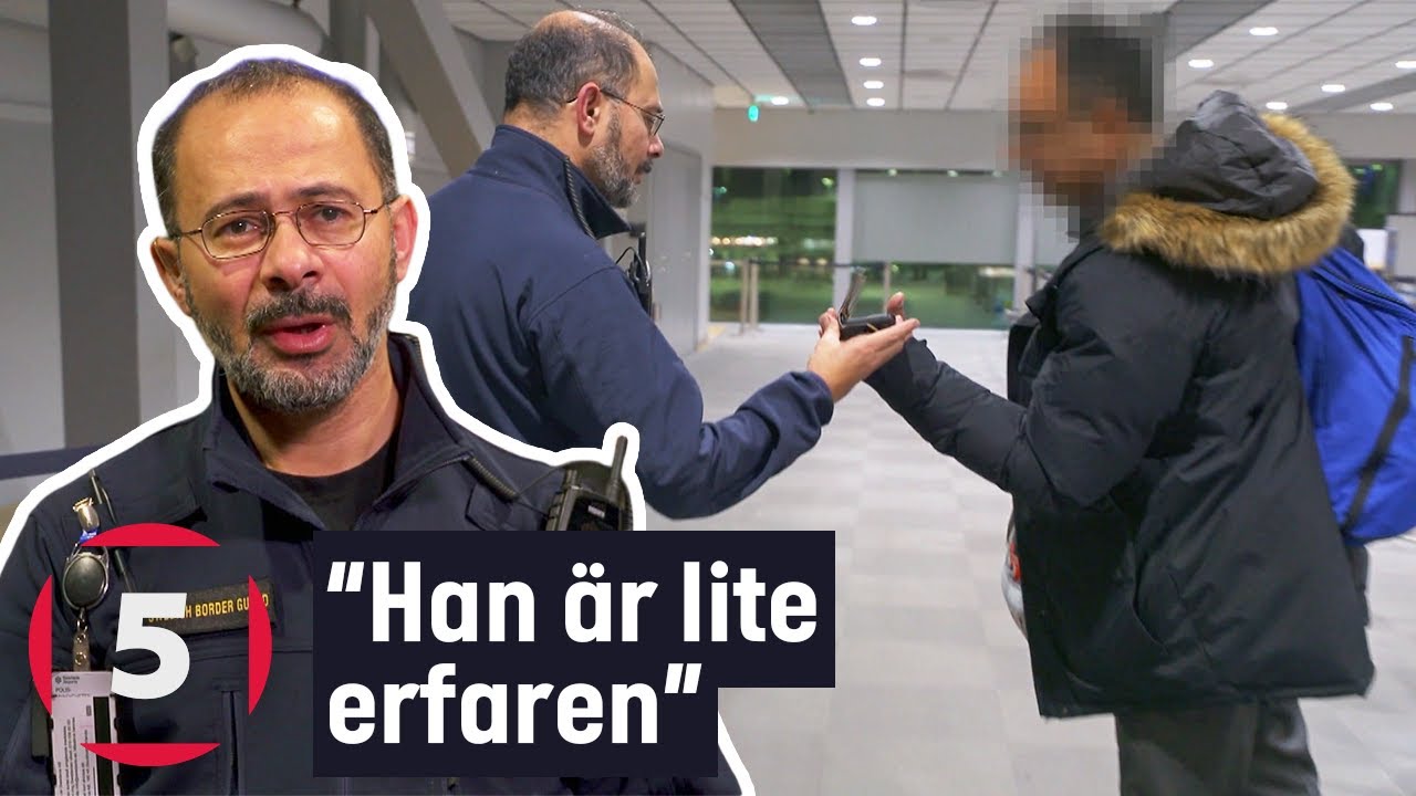 Gränsbevakarna Sverige | Man som utgör allvarligt SÄKERHETSHOT nekas inresa | Kanal 5 Sverige